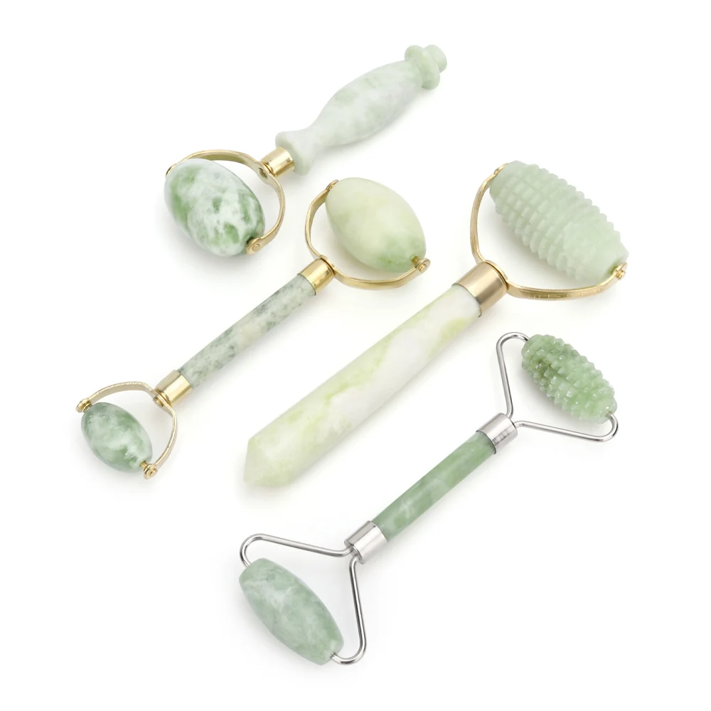 

Facial Massager Double-headed Jade Roller Massage Face Roller Relax Slimming Tool Face Lifting Anti Wrinkle Skin Care