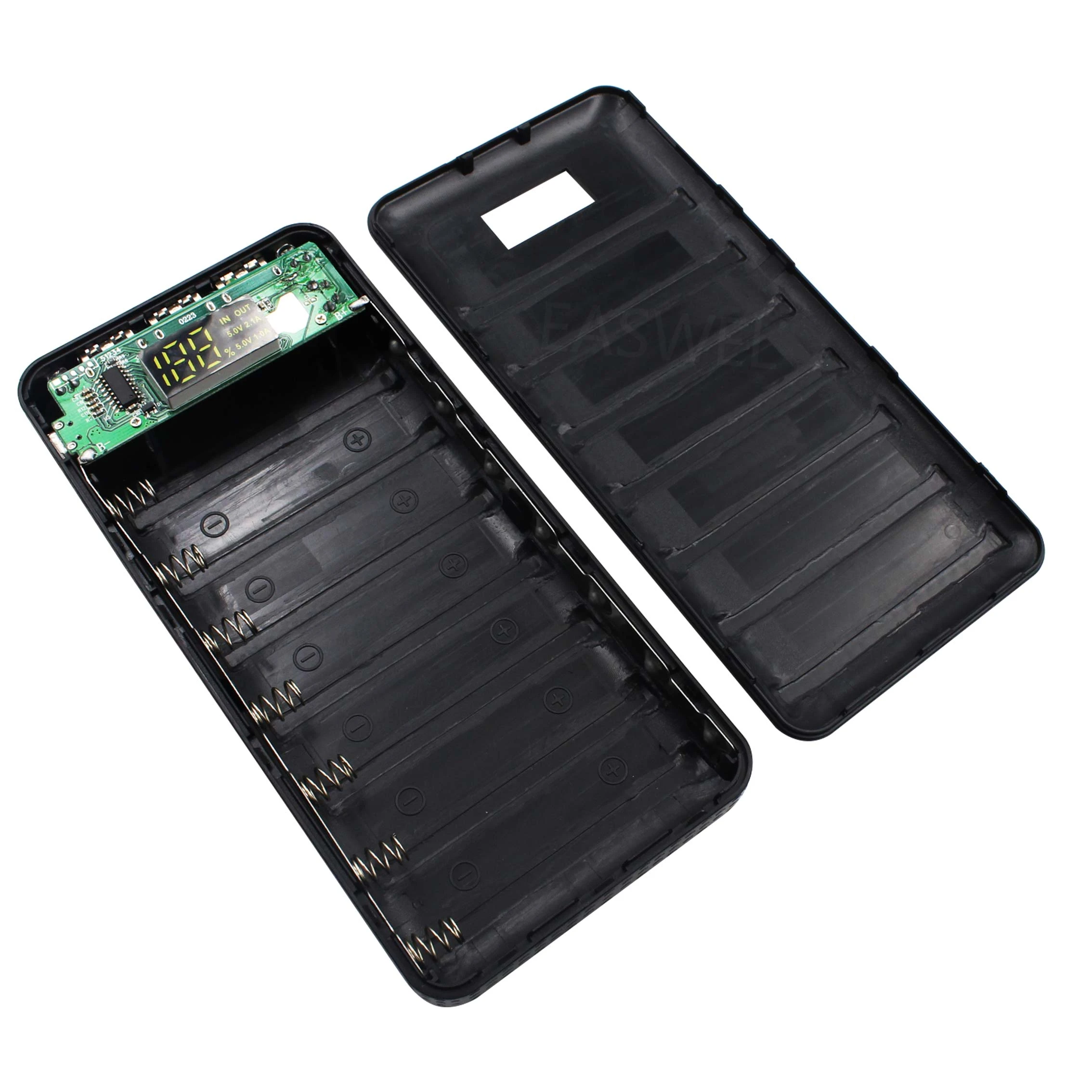 Mobile Power Bank 7S 18650 Case Battery Charger Box 5V 2.1A 3 USB LED DIY Kit