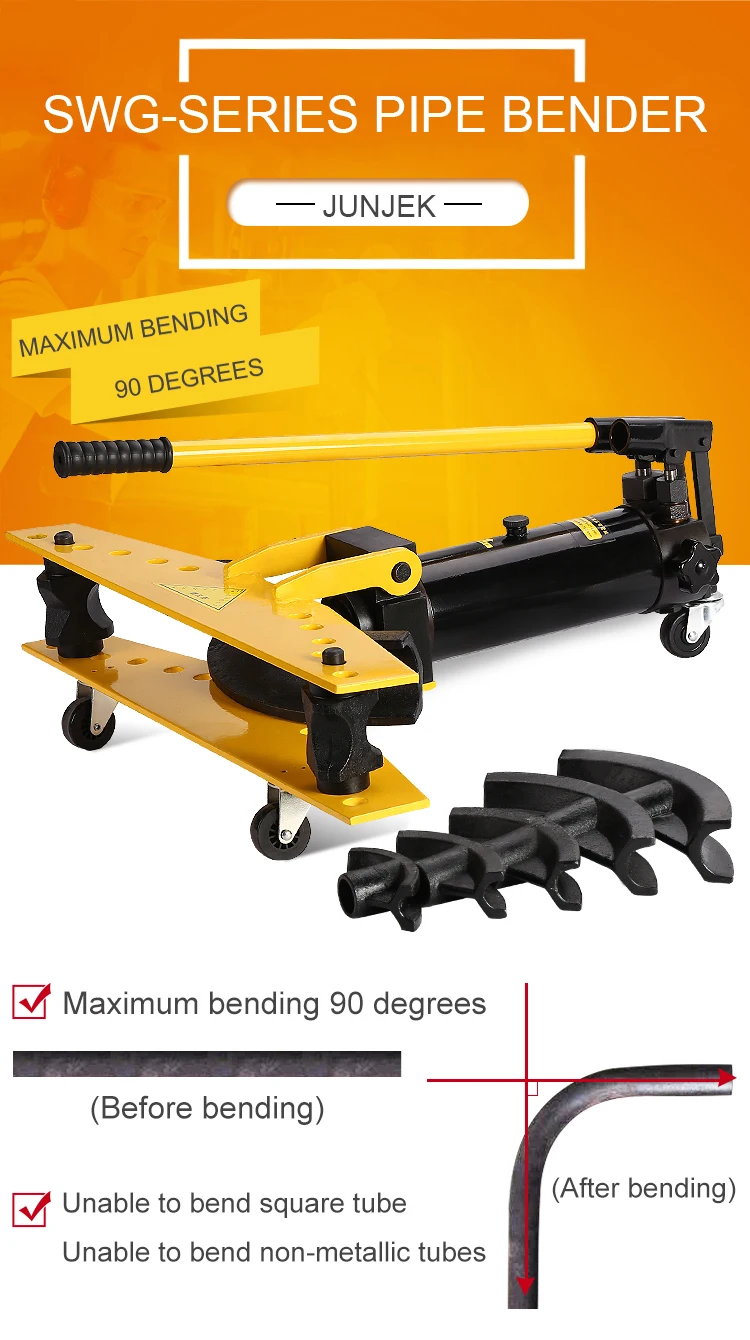 SWG-2 Manual Hydraulic Tube Bender Metal Tube Bender