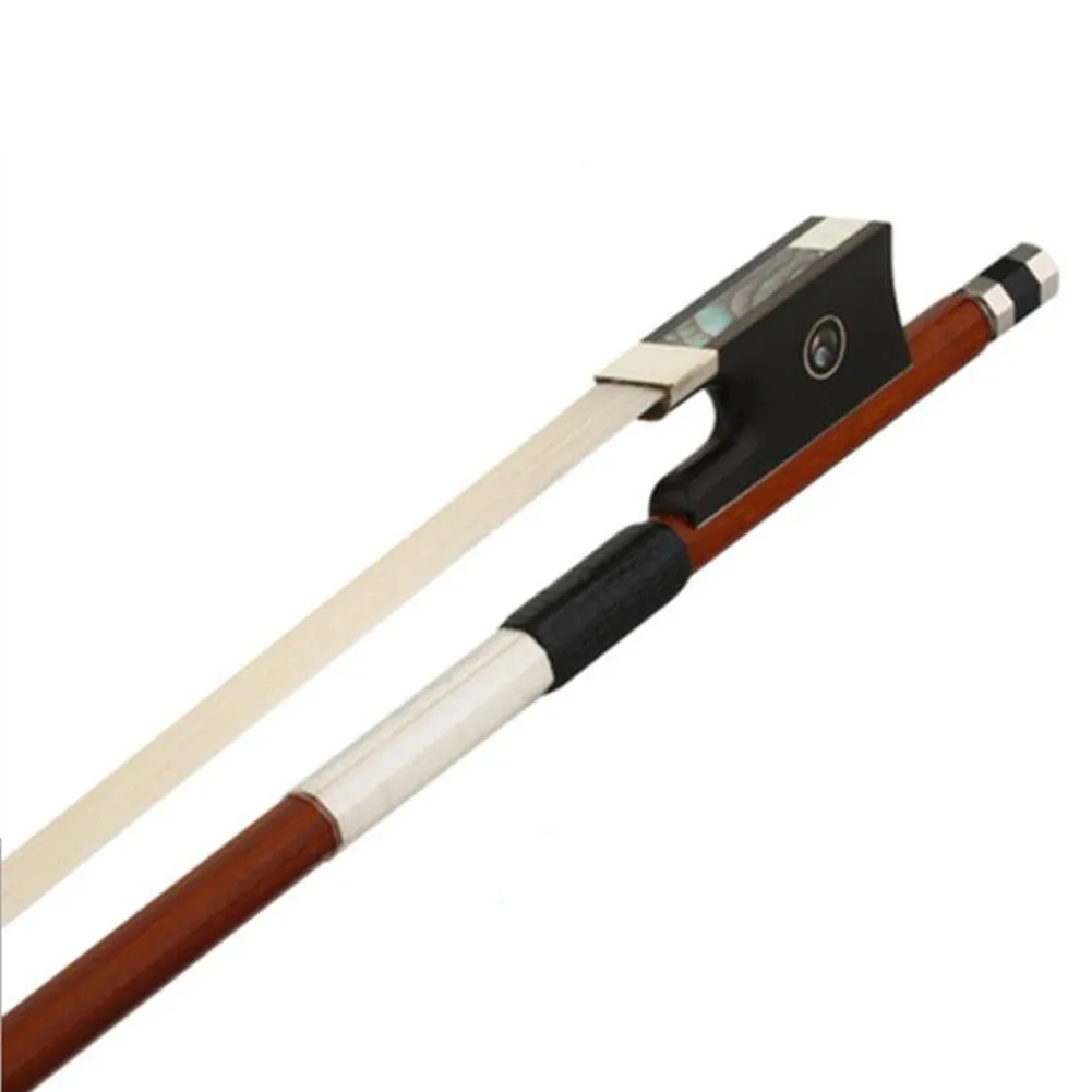 

29.5inch Violin Bow Hair 2Hanks 2PCS Accessories Bows Cello Horsehair Mongolian Violin White 2* Portable Pratical