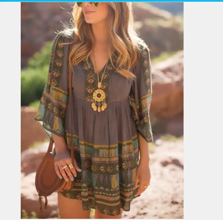 Платье С Этническим Принтом фото 15