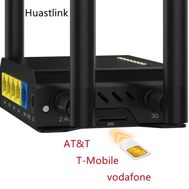 Huastlink Openwrt Cat4 Modem 4g Wifi Sim Card With Router Mobile