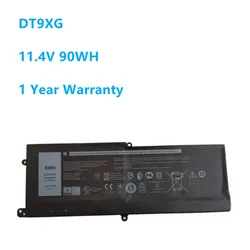 Batería DT9XG 0KJYFY 07PWXV para Dell Alienware Area 51m R1 R2 ALWA51M 1766PB D1748DW D1746B D1766B D1741DB D1969PW 11,4 V 90WH