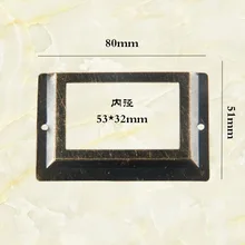 B-348 зеленая старинная Серебряная коробка для подарка аксессуары карта Этикетка Подарочная коробка этикетка Пряжка Этикетка ручка этикетка коробка украшение