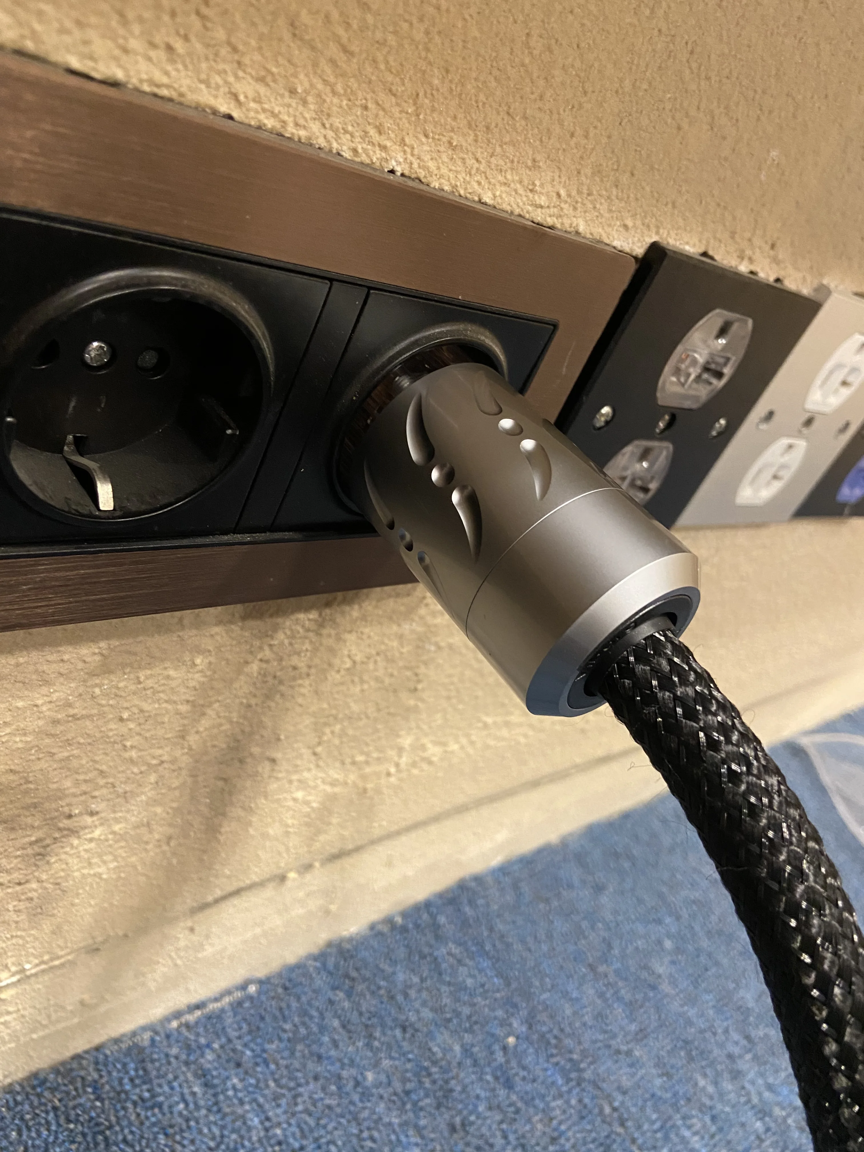 Viborg высококачественный медный кабель питания OFC Schuko Hi Fi удлинитель 1 8 м|cable hifi|copper