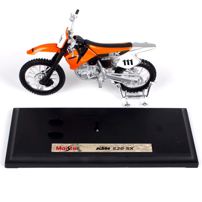 

Maisto 1/18 1:18 Scale KTM 520 SX Motorcycles Motorbikes Diecast Display Models Birthday Gift Toy For Boys Kids