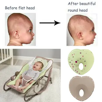 

New 0-18 Months Infant Baby Pillows Love Heart Shape Prevent Flat Head Support Pad Pillows Newborn Baby Boy Girl Pillow
