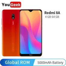Xiaomi Redmi 8A 64GB 4gbb GSM/LTE/WCDMA Octa Core 12MP New Mobile-Phone Full-Screen Snapdragon 439