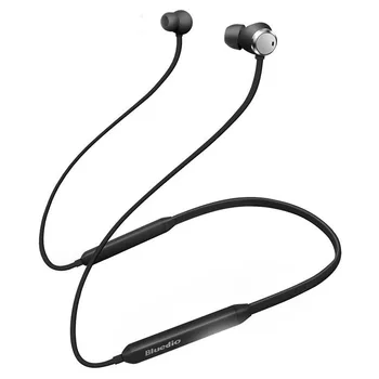 

Blue string active noise reduction sports Bluetooth headset neck mounted in ear wireless headset Mini headset