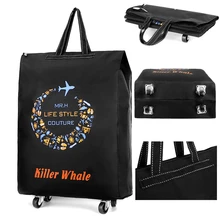 Портативная тележка для продуктов Женская Мужская сумка складная сумка тележка Сумка на колесах купить Сумка для овощей хозяйственная сумка трейлер XYLOBHDG