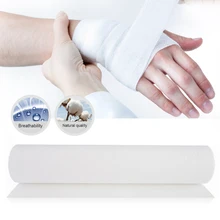 1 rolo de fita adesiva sensível à pressão, bandagem de fixação respirável de algodão 26x400cm, fita médica para crianças e adultos