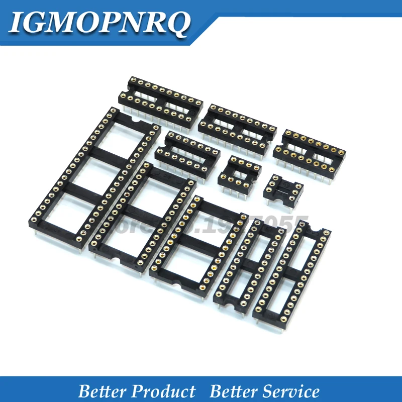 

10 шт., круглые разъемы DIP 6 8 14 16 18 20 24 28 40pin DIP6 DIP8 DIP14 DIP16 DIP18 DIP20 DIP28 DIP40