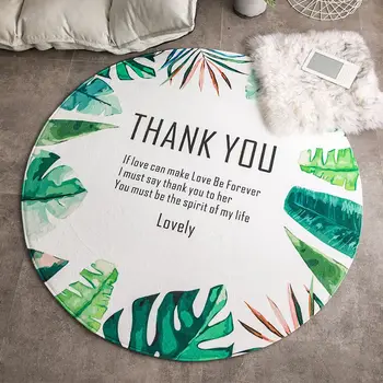 

Kids Baby Climbing Mat Cute Cartoon Bedroom Bedside Round Area Rugs Children Living Room Play Game Non-Slip Circle Floor Mats