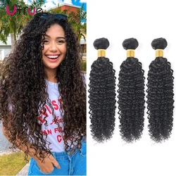 28 30 Inches Kinky Curly Hair Bundles 100% Human Hair 1 3 4 Bundles Bulk Brazilian Curly Bundles Deal