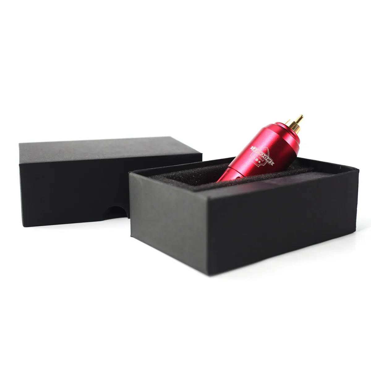 Новинка! Rocket Mini wiselss источник питания для татуажа красный RCA соединение для роторной татуировки ручка машина