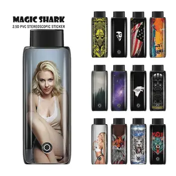 

Magic Shark Ventta Sexy Lady Wolf Lion Tiger Stary Sky Skull Painting Game of Thrones Vape Sticker Case Film for iJOY NEPTUNE