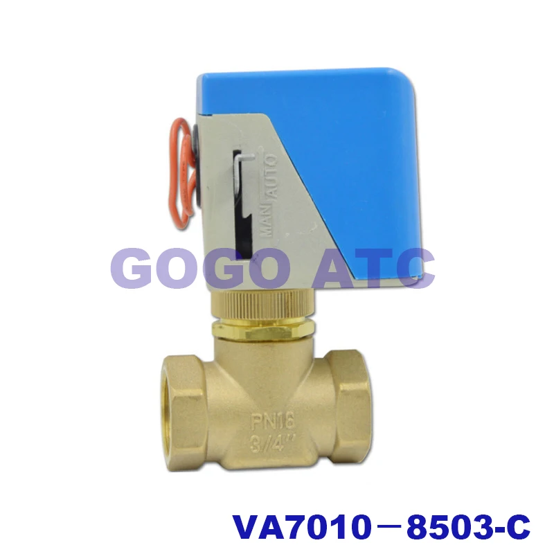 VA7010-8503C адаптер Электрический двухсторонний клапан вентилятора катушки кондиционер электромагнитный двухсторонний клапан DN20 G3/4