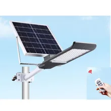 4pcs 100W 50W 40W 30W 20W Led Street Light Solar Power with Remote Control for Outdoor Garden Road Yard Street Lights Lamp