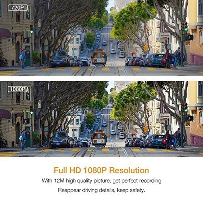 Hd 1080P 170 градусов супер широкоугольная Автомобильная камера 3,2 дюймов Tft экран G сенсор, широкий динамический, циклическая запись Спорт Двойной рекордер