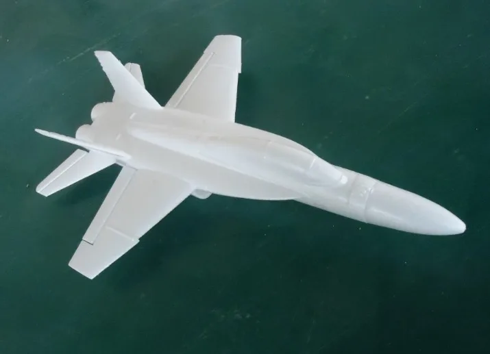 35 мм Micro RC Jet F18 белый в разобранном виде комплект
