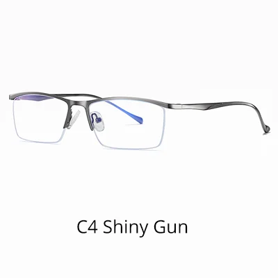 C4 Shiny Gun Ralferty Для мужчин синий светильник, мужские солнцезащитные очки для анти-блики Для мужчин s оправа для очков, очки для глаз для Для мужчин D5910 - Цвет оправы: C4 Shiny Gun
