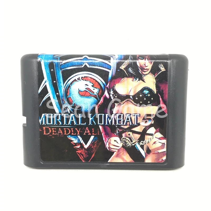 16 бит sega MD игра Mortal Kombat 5 карта для sega Megadrive Genesis видеоигровая консоль картридж