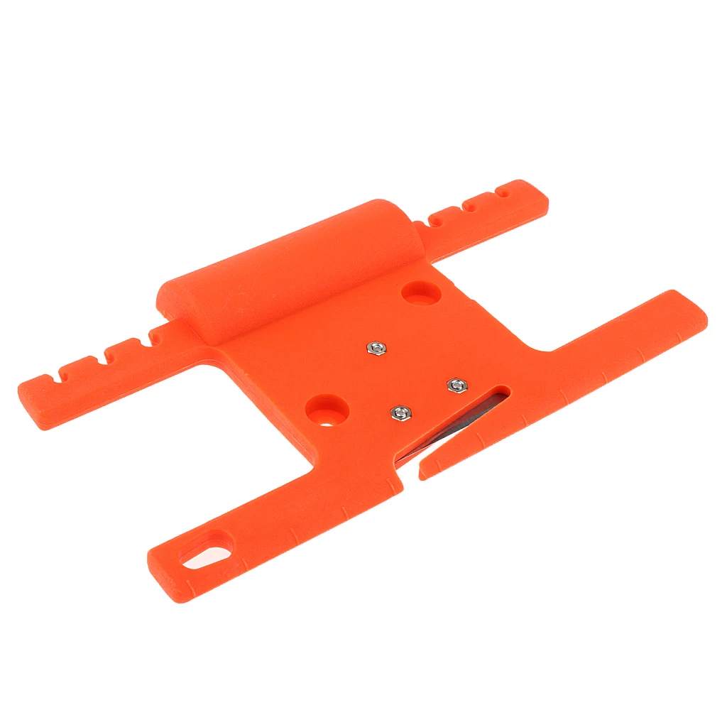Инструмент-катушка Paracord Winder веревка аккуратный держатель парашютный шнур Органайзер - Цвет: Оранжевый