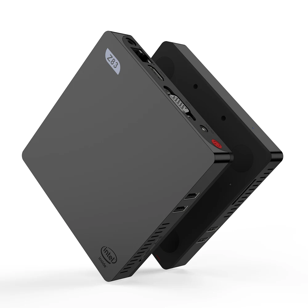 Z83V мини ПК Intel Atom Z8350 до 1 92 ГГц 4 ГБ/64 ГБ windows 10 2 и 5 8 Wi Fi 1000 м LAN 4K HDMI VGA win10 Smart TV Box|mini pc