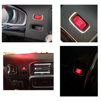 

For Volvo V40 V60 S60 XC60 S80 v50 XC70 Start Button Sticker ABS Decal Auto