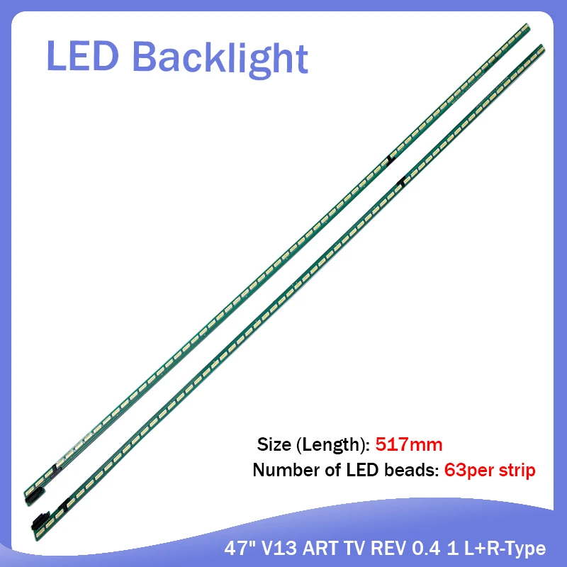 Светодиодный Подсветка полосы для LG 47 &quotV13 арт ТВ REV 0 4 1 л + R Тип 6920L 0001C 47LA660S 47LA690S