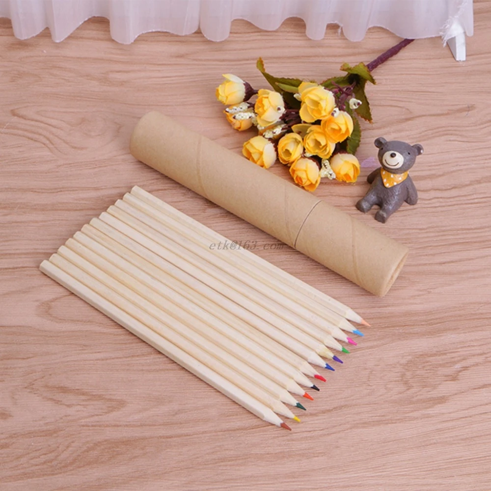 12 шт. цветные карандаши милые Мультяшные чехол для рисования|pencil pack|pencil pencil12 pencil |