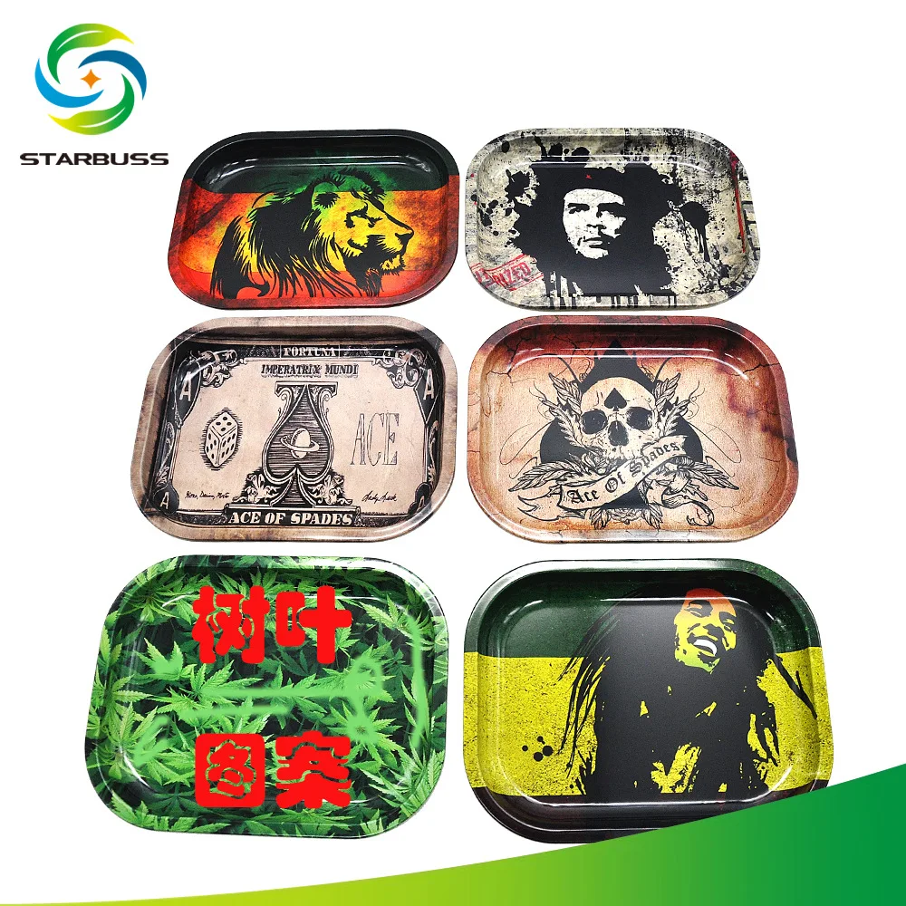 

NEW Tobacco Rolling Tray Storage Plate Discs For Smoke Bob Marley Weed Herb Grinder Cigarette Container Tray Tobacco Holders