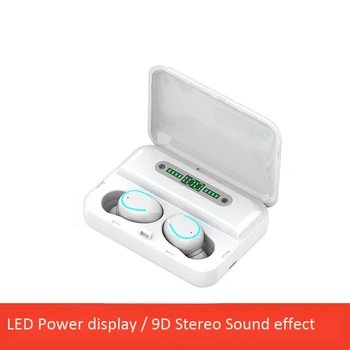 

F9-5 Mini TWS Bluetooth Earphone Stereo Bluetooth 5.0 in Sports Headset Ear Earphones True Wireless Earbuds with Mic