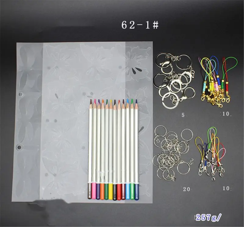 

Heat Shrink Plastic Sheet Kit,Heat Shrinky Sheets Creative Pack,Blank Shrink Film Paper or Shrinky Art Paper with Patter