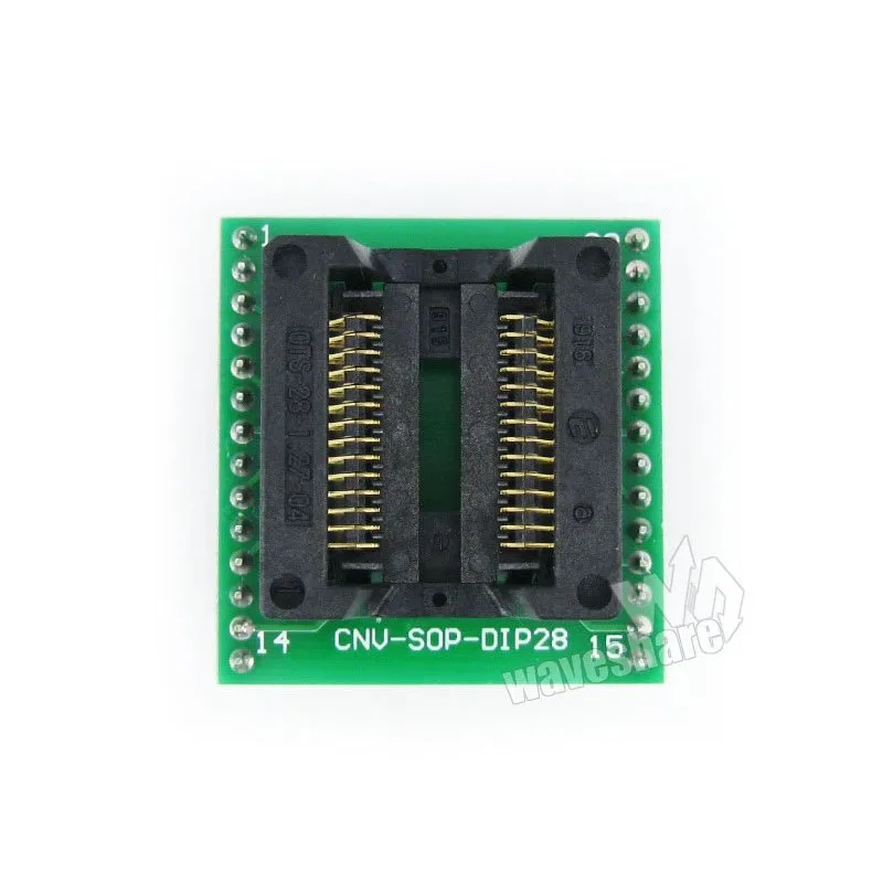 SO28 SOIC28 SOP28-DIP28 (A) OTS-28-1.27-04 Enplas IC АДАПТЕР тестовый разъем 1 27 мм Шаг 7 5 ширина |