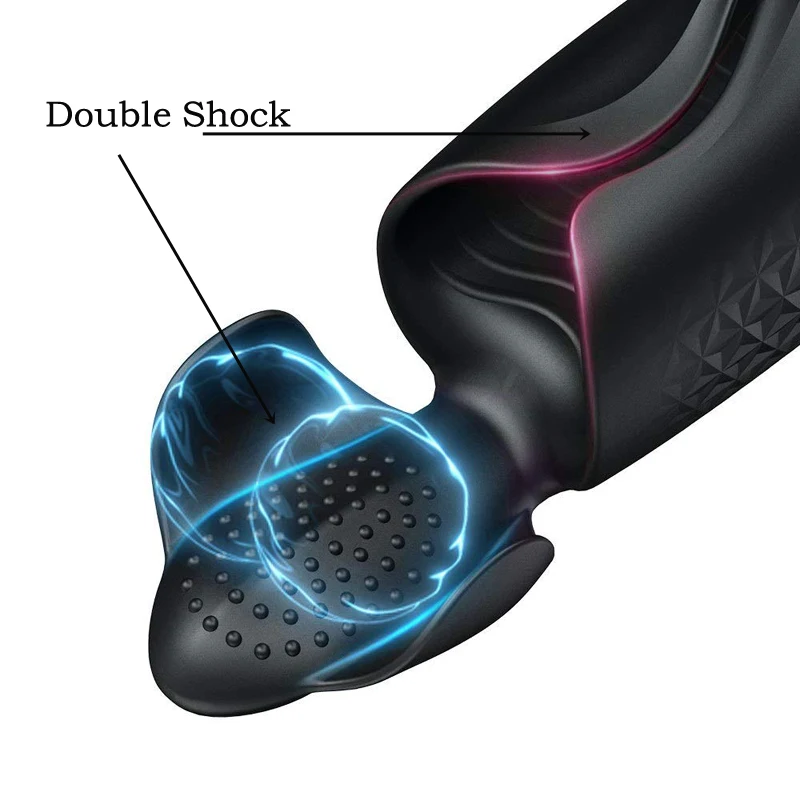 Electric Male Sucker Toys Oral Cup Men's Delay Trainer Enlargement Augmentation Tool Pleasure 10 Speed Vibrant Sucking Device