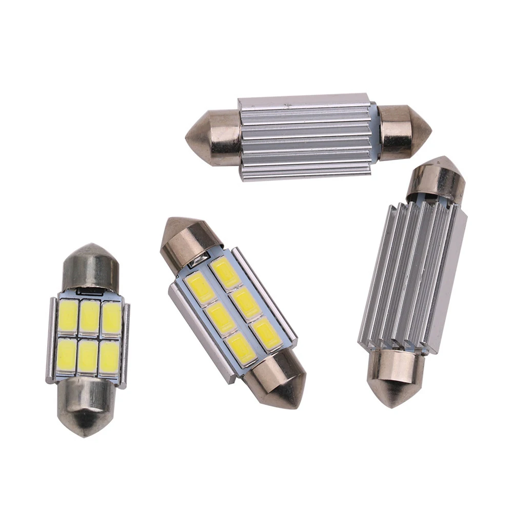 1 шт. фестон CANBUS 31 мм 36 39 41 C5W Led безотказсветодиодный 5630 5730 6 светодиодов Smd лампы