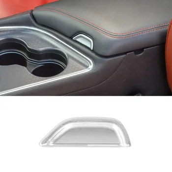 

For Dodge Challenger Charger 2015 up Car Armrest Storage Box Switch Button Decoration Cover Sticker Interior Car Accessories