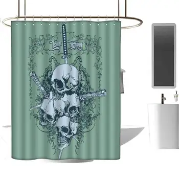 

Cool Shower Curtain Rustic for Bathroom Durable Waterproof Bath Curtain