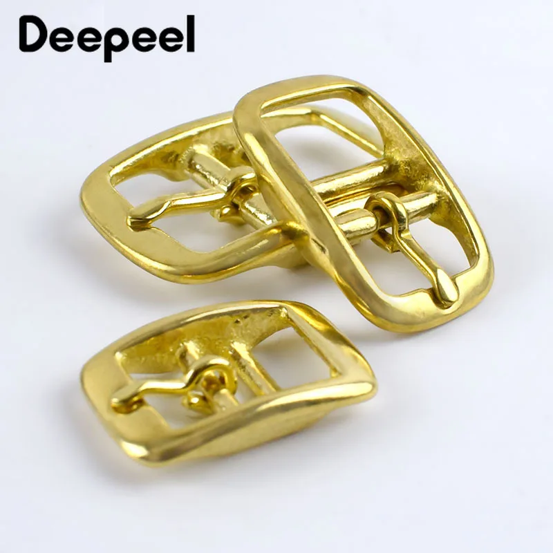 Deepeel 2 5 шт./16/20/26 мм Чистый Медь пояс с декоративной металлической пряжкой и