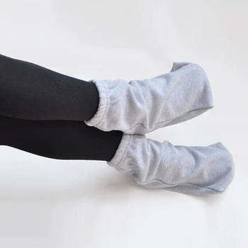 

Newly Men Women Warm Socks Thick Fleece Lined Middle Length Sleep Unisex Feet Cover