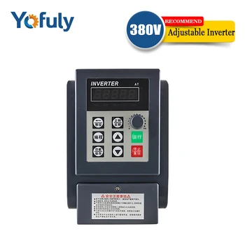 

220V Input 380V Output Inverter,0.75kw/1.5kw/2.2kw/4kw/5.5kw/7.5kw Adjustable speed drive motor VDF speed governor
