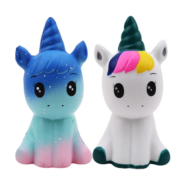 

New Products Squishy Pu Memory Foam Beauty Unicorn Pu Squishy Toys Resin Crafts Unicorn