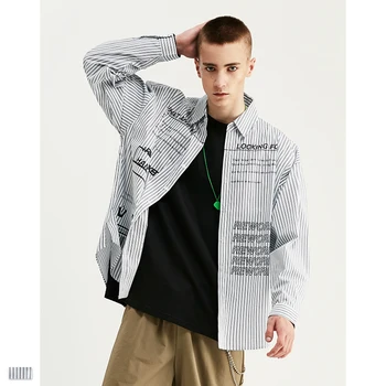 

VIMASS High quality non-ironing men's formal casual long-sleeved shirt 2020 new trend men's new shirt black white