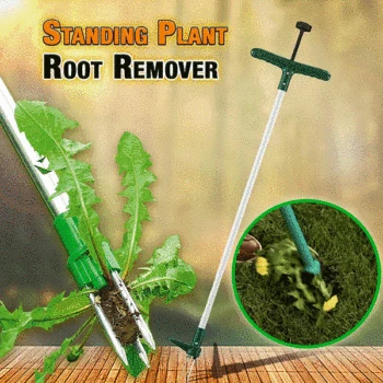 

Standing Plant Root Remover Weeds Snatche Long Handle Weed Remover Durable Garden Lawn Weeder Outdoor Yard Grass Root Puller