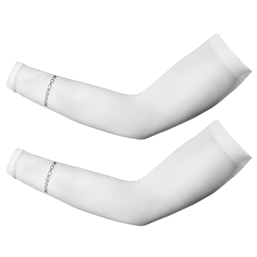 

1 Pair Cycling Running Bicycle UV Sun Protection Cuff Cover Cooling Arm Sleeves UV Protective Absorbent Arm Cover for Cycling