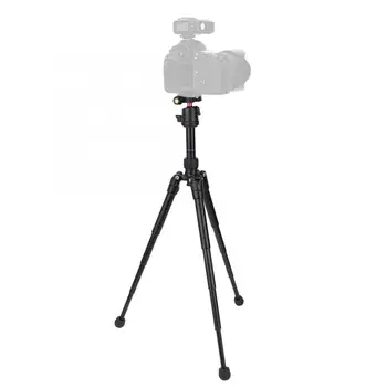 

monopod Aluminium Alloy Mini Camera Desktop Folding Stretchable Adjustable Tripod with Panoramic Ball Head tripode camara