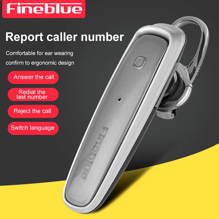 Fineblue FX-1 Earpiece Wireless Bluetooth Headphones Noise Cancelling Calling For Cellphones | astrosoar.com