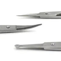 Stainless Steel Eyebrow Scissor Manicure Nail Cuticle Trimmer Nose Hair Remover Sharp Tip Curve Beauty Makeup Tool 2