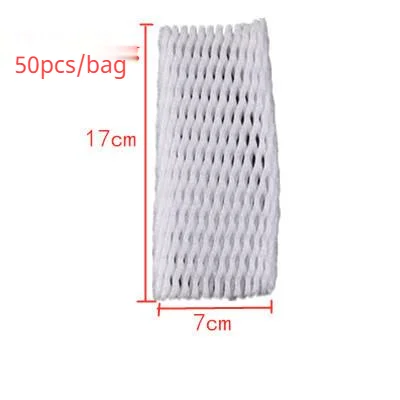 Foam Net sleeve Pocket Shockproof Protection Transport Packing Wine Glass Bottle Fragile Items Vegetable Fruit Thicken Mesh Bag 17X7CM